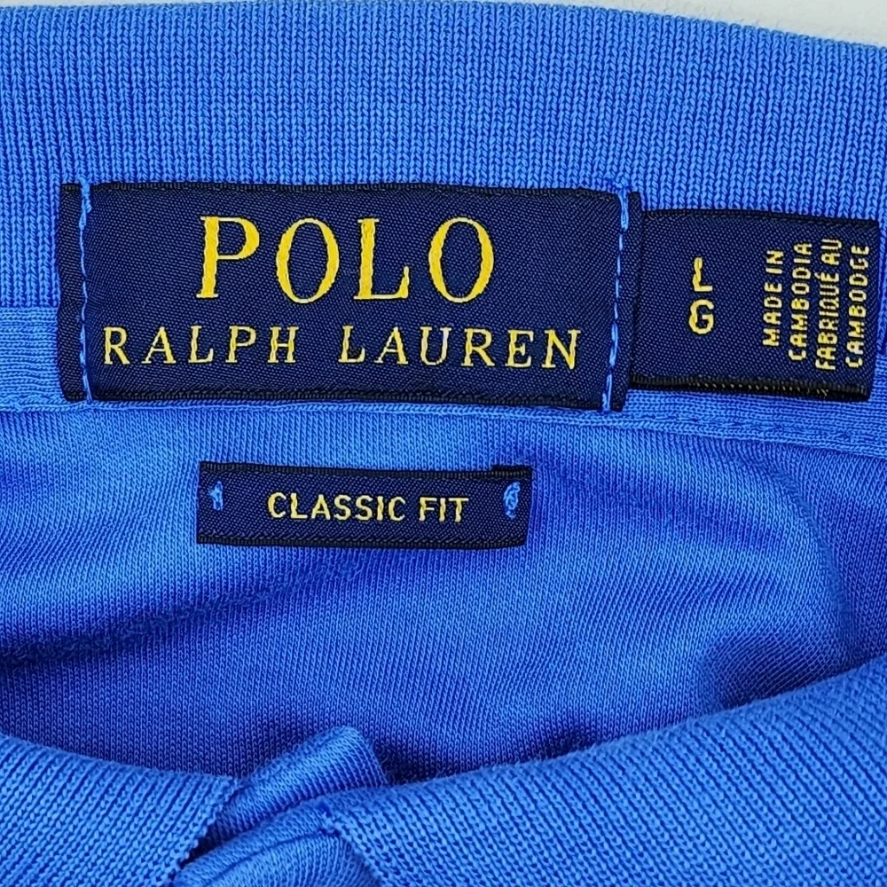 Polo By Ralph Lauren Men's Classic Fit Short Sleeve Polo Shirt - L